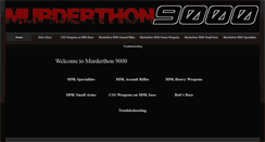 Desktop Screenshot of murderthon9000.com